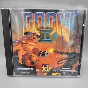 DOOM II PC CD‑RO, id Software - Win 99 - Jewel Case – Clean